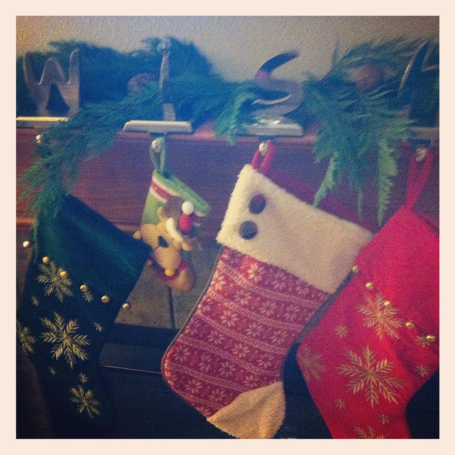 The stockings were hung